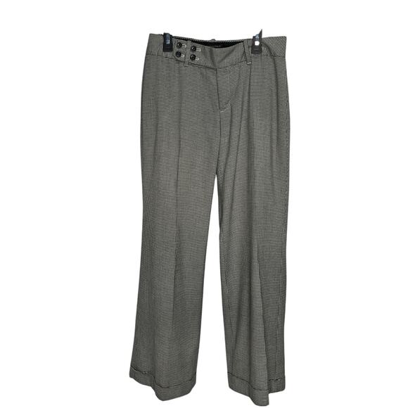 Banana Republic Houndstooth Cuffed Jackson Fit Dress Pants 4 - Picture 1 of 8
